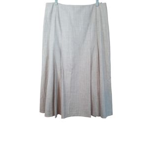 Moschino pleated wool skirt womens size 14